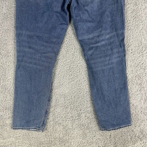 American Eagle Women's 90s Vintage Mom Jeans 8 Regular Distressed Destroyed - Picture 11 of 15